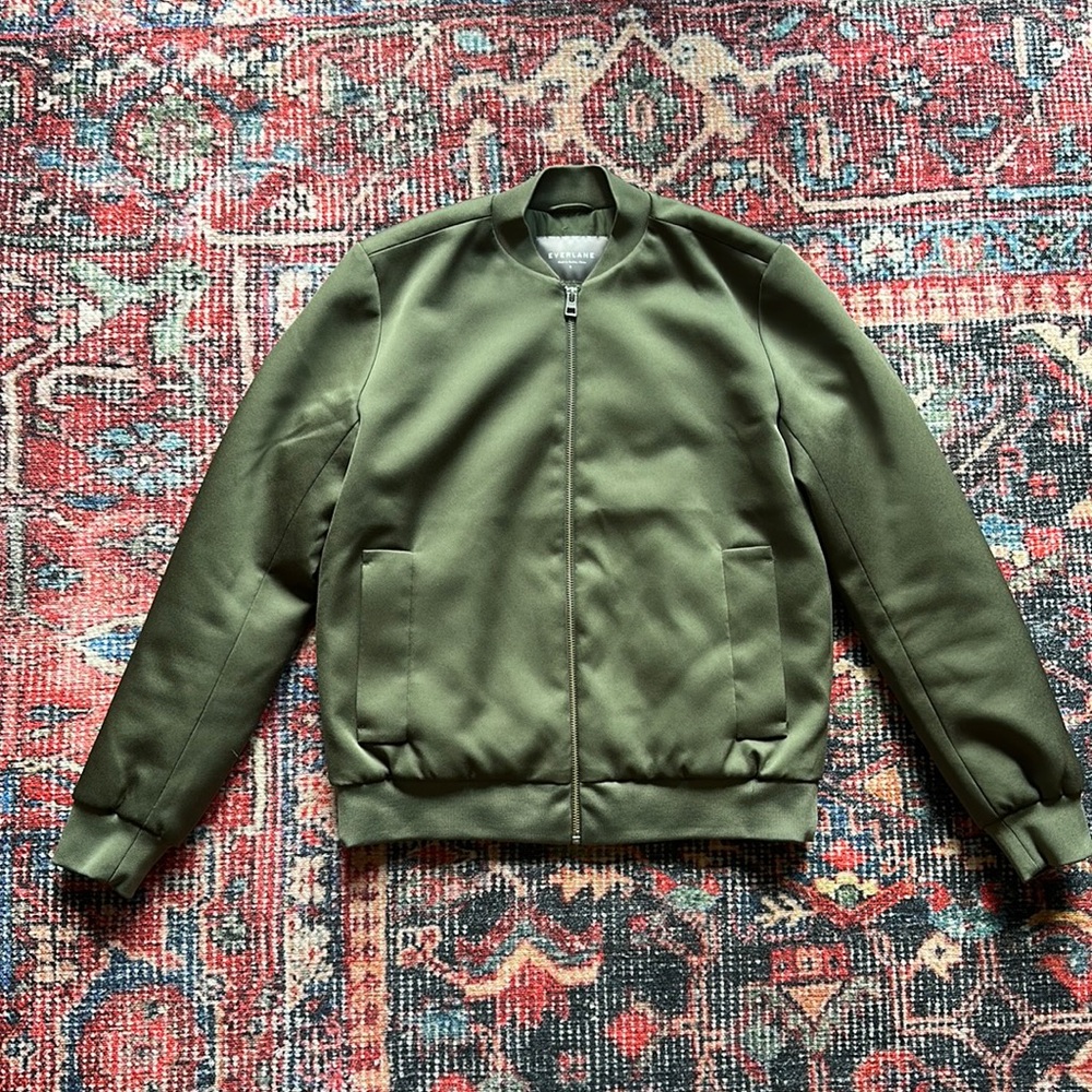 Everlane Green Bomber Jacket
